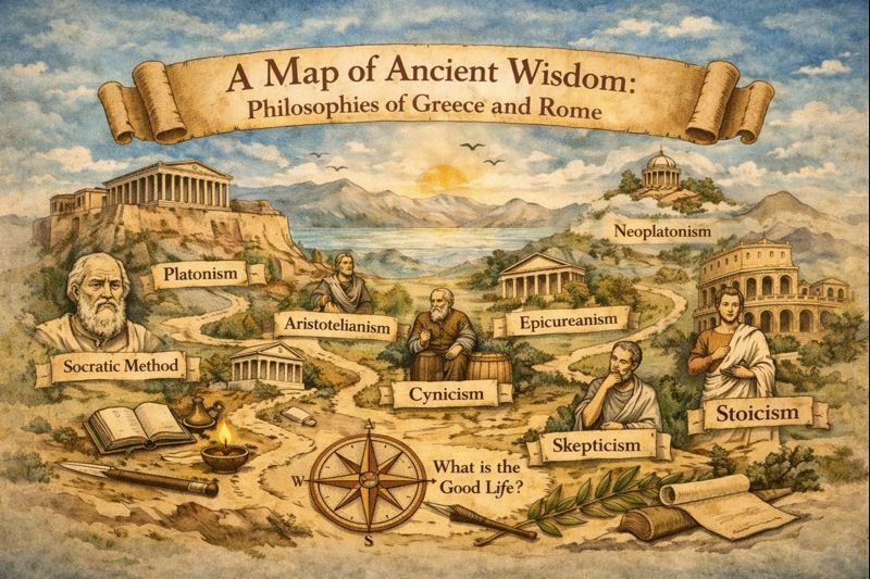 A Map of Ancient Wisdom: Philosophies of Greece and Rome
