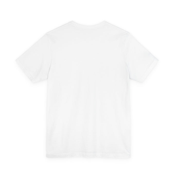 Back of a white t-shirt with no text or design